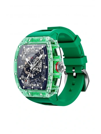 Jg.polo Club Yeşil Renk Darbeye Dayanıklı Akıllı Saat: 2,2 Inç Ekran, Sesli Görüşme Ve Siri Asistan