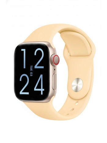 Fc Smart S10 Max – Bluetooth Arama, Spor Modları, Alüminyum Kasa Akıllı Saat Rose-Bej