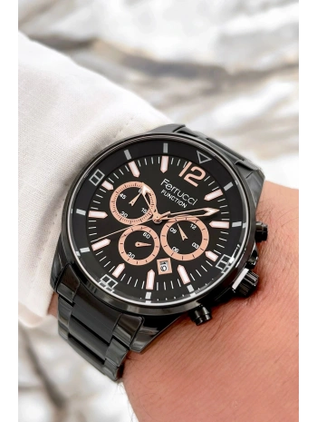 Function Çelik Kordon Yeni Sezon Erkek Kol Saati Siyah Sdfer069