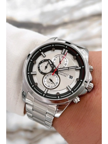 Yeni Sezon Çelik Kordon Function Erkek Kol Saati Gümüş-beyaz Sdfer071