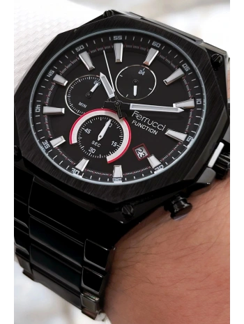 Çelik Kordon Function Siyah Yeni Sezon Erkek Kol Saati Sdfer075