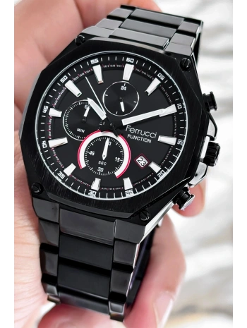 Çelik Kordon Function Siyah Yeni Sezon Erkek Kol Saati Sdfer080