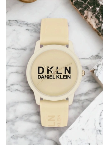 Kadın Kol Saati Bej Renk Silikon Kordon&kasa Dk.1.12645.6 Sddk073