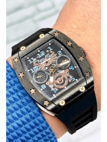 Function, 3atm, Siyah Renk Silikon Kordon Erkek Kol Saati, Sdfer138