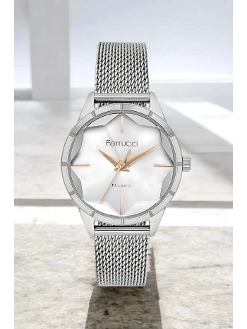 Şık Çelik Kasa Ve Hasır Kordon, Kadın Kol Saati, Orijinal Ve Garantili Gümüş-beyaz Sdfer148