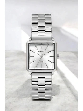 Kadın Kol Saati - Çelik Kordon & Şık Tasarım, 2 Yıl Garanti Gümüş-beyaz Sdfer150