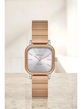 Çelik Kordon & Şık Tasarım, Kadın Kol Saati, 3atm Suya Dayanıklı Rose Gümüş Sdfer152