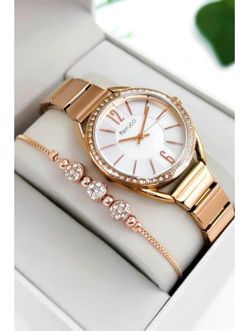 Çelik Kordon & Kasa Kadın Kol Saati, 3atm Suya Dayanıklı Rose Sdfer172
