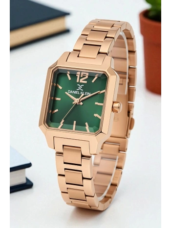 Çelik Kordon&Kasa Kadın Kol Saati+Bileklik Hediyeli Rose sddk110