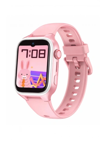 Akıllı Çocuk Saati, Görüntülü ve Sesli Görüşme Özellikli ip68 Suya Dayanıklı Pembe SLZ001