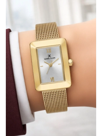 Daniel Klein Çelik Kordon Çelik Kasa Kadın Kol Saati+Bileklik Hediyeli Gold Renk sddk113