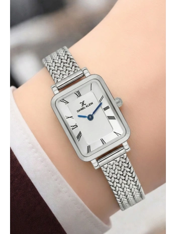 Daniel Klein Çelik Kordon Çelik Kasa Kadın Kol Saati+Bileklik Hediyeli Gümüş Renk sddk114