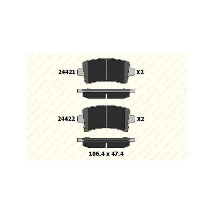 FREN BALATASI ARKA INSIGNIA 08=>