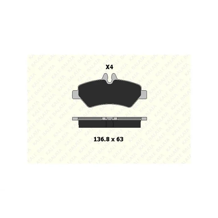 FREN BALATASI ARKA SPRINTER 906 CRAFTER 06=>