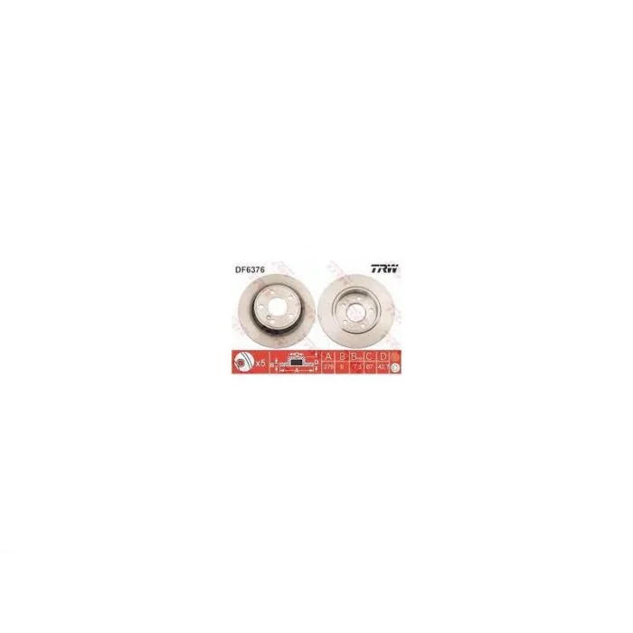 FREN DISKI ARKA A-CLASS W176 B-CLASS W246-W242