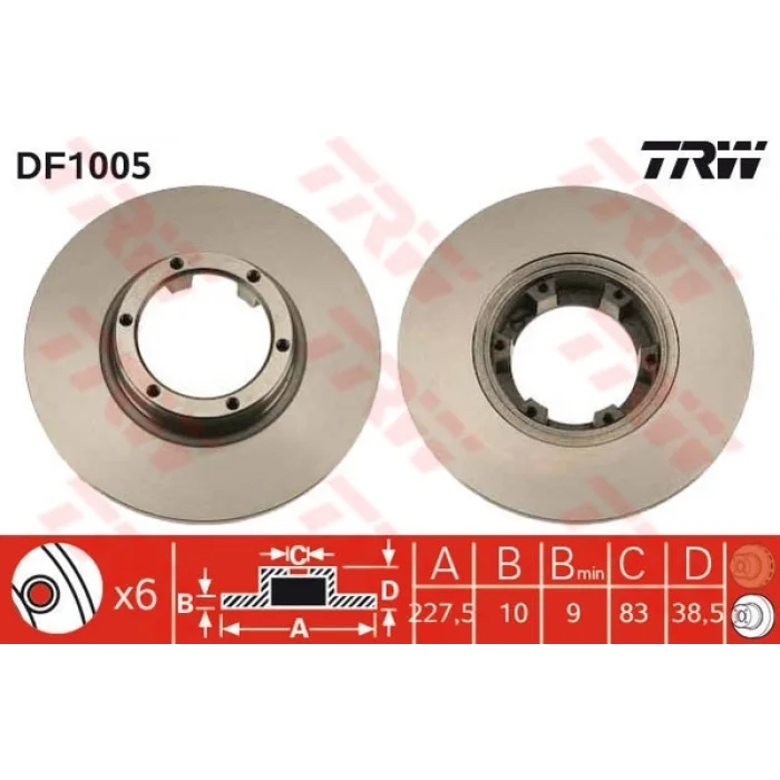 FREN DISKI ON DELIKSIZ R12 TOROS R5 75-85
