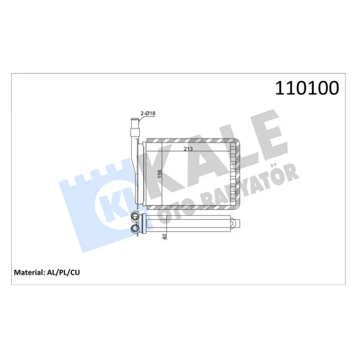 KALORIFER R9 R11 (BAKIR BORULU) 2 SIRA CU+PL
