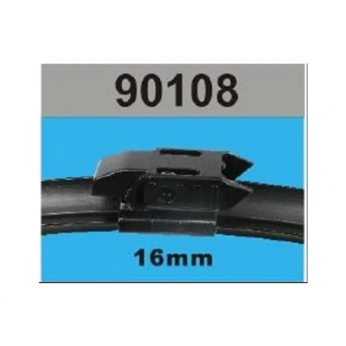 MUZ TIPI ADAPTORLU SILECEK SET DACIA  DUSTER 2017 - 24 + 18 600mm + 450mm 16mm YenI TIp