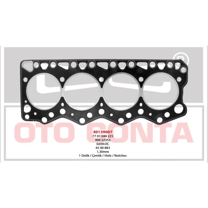 SILINDIR KAPAK CONTASI ( 1 KERTIK )DUCATO 2.8TDI MASTER 2.8DTI 1.30MM