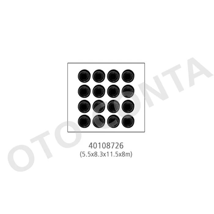SUBAP LASTIGI TAKIMI16 ADET 5.5MM SAPKASIZ