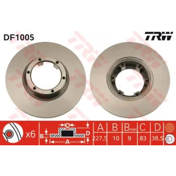 FREN DISKI ON DELIKSIZ R12 TOROS R5 75-85