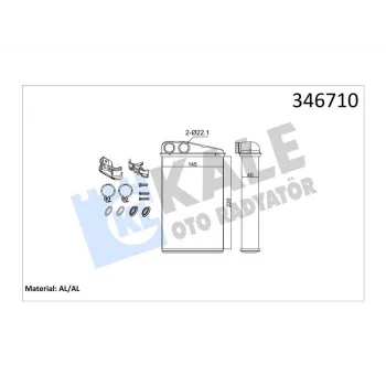 KALORIFER MEGANE II -SCENIC II-GRAND SCENIC II AL BRZ