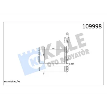 KALORIFER R21 OPTIMA MANAGER CONCORDE (ALUMINYUM BORULU) 2 SIRA AL+PL