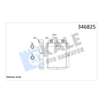 KALORIFER RADYATORU DOKKER LODGY 1.2 1.5DCI 1.6 AL BRZ