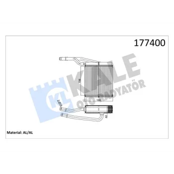 KALORIFER TRANSIT CONNECT FOCUS 1.8 TDCI SOL DIREKSIYON AL/BRZ