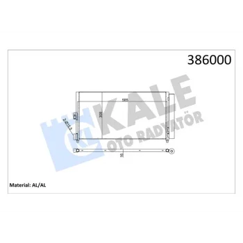 KLIMA RADYATORU DOBLO 01>IDEA 04>PUNTO 03> LANCIA YPSILON 06>11 1.2 1.3JTD 1.4 1.9JTD