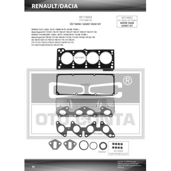 MOTOR UST TAKIM CONTA R19 SKT KECELI E6J E7J