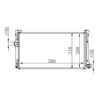 RADYATOR IDEA 4 PUNTO 3 44621 MJTD MT (580X298X26)