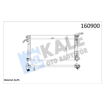 RADYATOR PARTNER BERLINGO XSARA 306 1.9D DW8 (98 02) 2 SIRA AL+PL