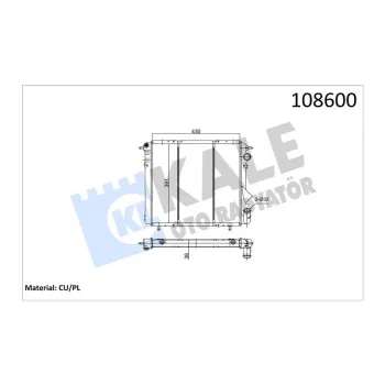 RADYATOR R19 1.4 GTD R19 1.6 KARBURATORLU 2 SIRA CU+PL