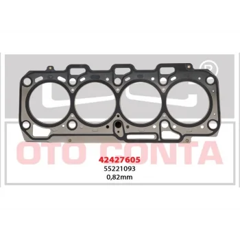 SILINDIR KAPAK CONTA DELIKSIZ 0.82MM DOBLO LINEA 1.6 16V M.JET