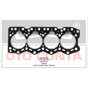 SILINDIR KAPAK CONTA DUCATO 2.5D 1.80MM 2 DELIK 08 89 >07 98