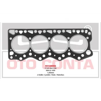 SILINDIR KAPAK CONTA DUCATO 2.5TD TDI 1.40MM 95.3MM