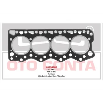 SILINDIR KAPAK CONTA DUCATO 2.5TD TDI 1.50MM 95.3MM