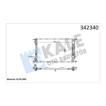 SU RADYATORU A4 A5 A6 Q3  Q5 1.8 TFSI 2.0 TFSI 2.0 TDI