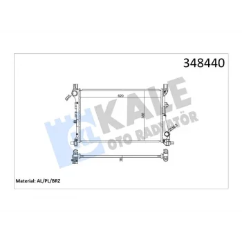 SU RADYATORU EGEA 1.3 MJET 1.4 BENZINLI (MT) AL PL BRZ