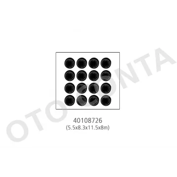 SUBAP LASTIGI TAKIMI16 ADET 5.5MM SAPKASIZ