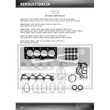 UST TAKIM CONTA MEGANE 1.4 1.6 16V K4M SKT KECELI