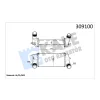 INTERCOOLER TRANSIT COURIER FIESTA IV B MAX 1.0 ECOBOOST AL/BRZ