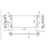 RADYATOR DUCATO BOXER JUMPER 2.2 HDI 06>(KLIMASIZ+MEK)