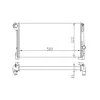 RADYATOR PUNTO IDEA 44621 MJTD 04> 61896 MT (580×322×34)