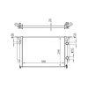 RADYATOR STILO 1.9 JTD 01> (MEK) (580x398x26)