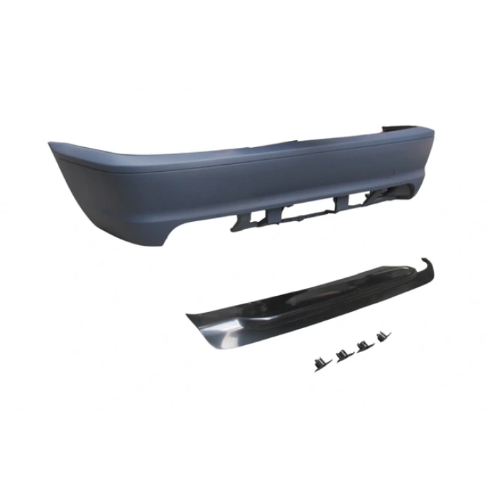 BMW 3 SERI- E46- COUPE- 98/05; ARKA TAMPON ASTARLI (SENSÖR DELİKLİ/ÇEKİ DEM.KAPAKLI/KARLIKLI)M-TECH