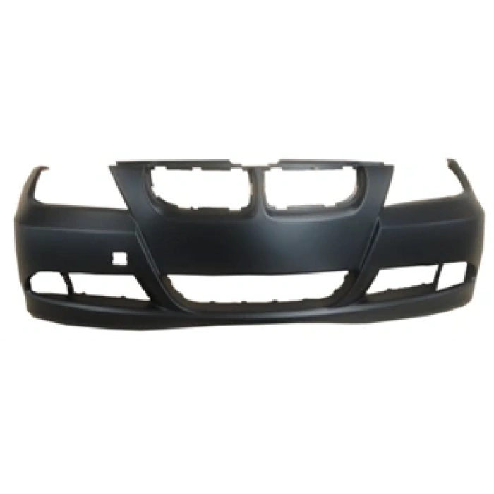 BMW 3 SERI- E90- 05/09; ÖN TAMPON (ASTARLI/KOYU GRİ SENSÖR/FAR YIKAMA DELİKSİZ/SİS DELİKLİ)(TÜV)TYG)