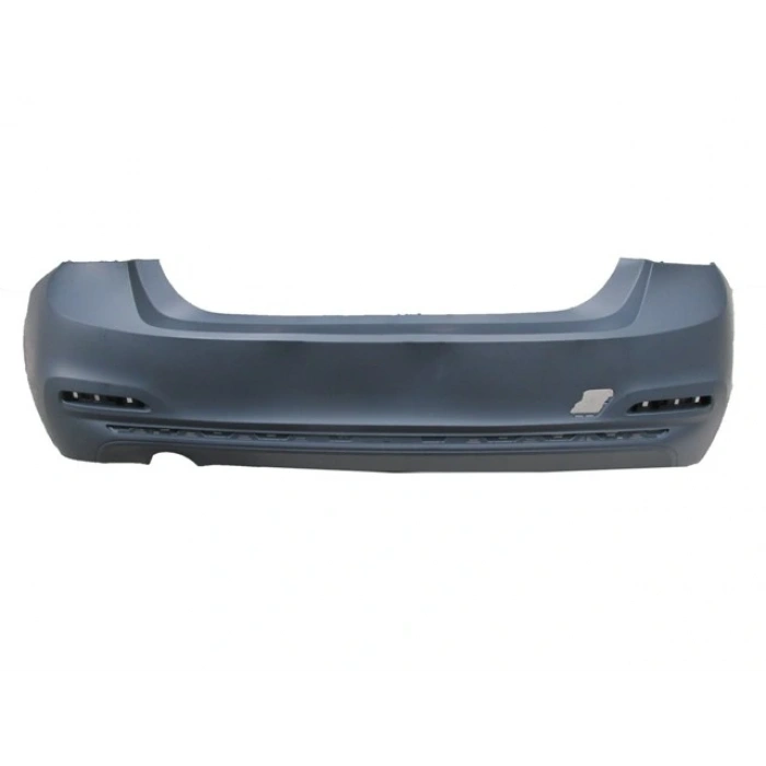 BMW 3 SERI- F30- 15/18; ARKA TAMPON KOYU GRİ/ASTARLI (SENSÖR DELİKSİZ/NİKELAJ ÇITA DELİKLİ)(TW)