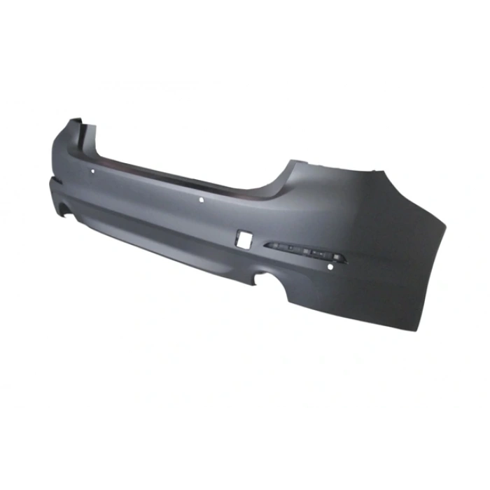 BMW 5 SERI- G30- 17/20; ARKA TAMPON GRİ (4 SENSÖR DELİKLİ) (TYG)